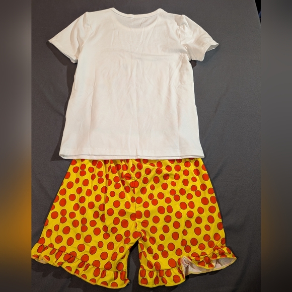 Kids Yellow & Orange Giraffe Pajama Set - Picture 4 of 4